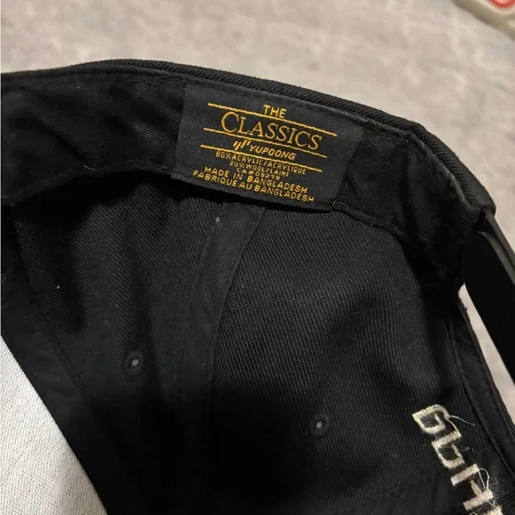 Black Snapback Cap - Picture 3 of 3